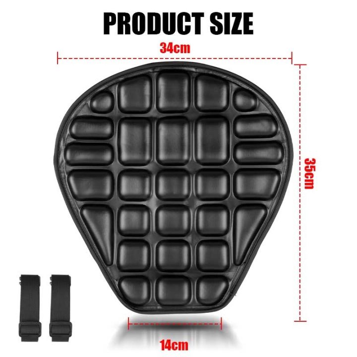 lz-universal-motorcycle-seat-cushion-pu-3d-comfort-gel-seat-cushion-motorbike-sponge-elastic-shock-decompression-saddles-pad-cover