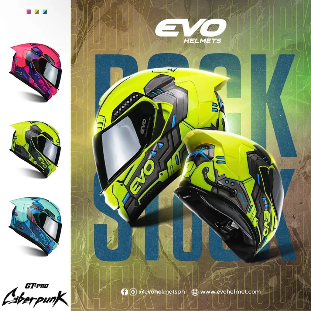 evo helmet cyberpunk