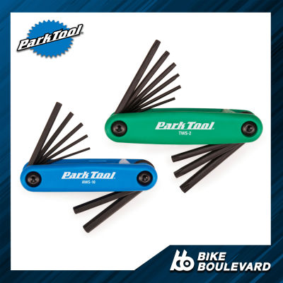 Parktool FWS-2 ชุดเครื่องมือประแจพับหัวหกเหลี่ยม AWS-10 และ หัวดาว TORX TWS-2 FOLD-UP WRENCH SET AWS-10 and TWS-2 เครื่องมือซ่อมจักรยาน จาก USA