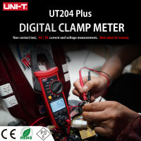 UNI-T UT204 PlusUT210 Series Clamp Ammeters. Temperature Voltage Tester LCD Digital Current clamp ACDC NCV True Rms Multimeter