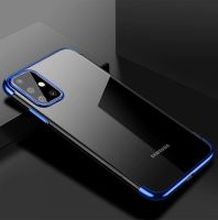 [ส่งจากไทย] Case Samsung galaxy A31 เคสโทรศัพท์ ซัมซุง เคส Samsung A31 เคสนิ่ม TPU เคสใสขอบสี