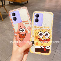 เคส Phone Case VIVO Y17s VIVOY17s เคสโทรศัพท์ ใหม่ฝาครอบหลังแบบนิ่มสปันจ์บ็อบแพทริกดาวน่ารักสร้างสรรค์ใหม่เคสคู่กันกระแทกซิลิโคนลายการ์ตูน Cover 2023