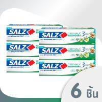 [6 ชิ้น] SALZ Triphala ยาสีฟัน ซอลล์ สูตรเกลือสมุนไพร ตรีผลา 90 กรัม