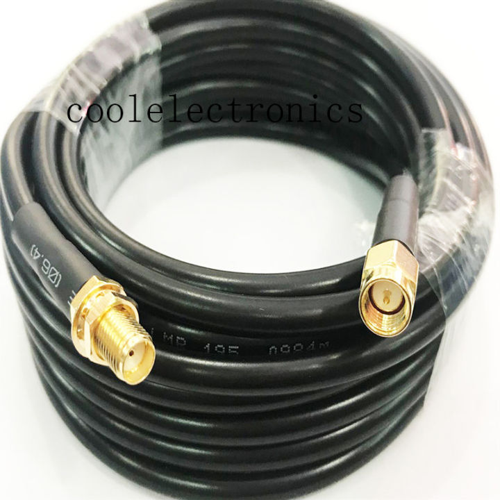 LMR195 SMA Male to SMA female RF Connector Pigtail Coaxial Coax Cable 50ohm 50cm 1/2/3/5/10/15/20/30m