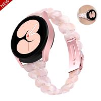 ✿◐❅ 20mm Smartwatch For Samsung Galaxy Watch 4/5 Active 2 44 40mm Classic 42mm 46mm Watch3 Resin Bracelet Watch5 Pro 45mm Band Strap