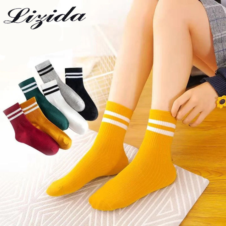 Lizida Solid Color Ankle Sock Sports Socks Cute Unisex Sock Ankle ...