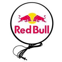 Red bull lightbox  ป้ายไฟLED ป้ายเครื่องดื่ม ป้ายไฟติดผนัง ป้ายด้านเดียวพร้อมโลโก้ ขนาด 30-40 ซม lightbox one side diameter30-40cm พร้อมจัดส่ง