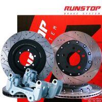 จานขยาย จานเบรค เจาะรู เซาะร่อง RUNSTOP ตรงรุ่น Accord ตาเพชร 90-97 งูเห่า 2000 Hight Carbon 320 300 mm