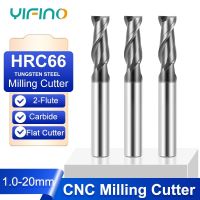 YIFINO HRC66 2-ขลุ่ยทังสเตนเหล็กโลหะผสมแข็งเครื่องตัดมิลลิ่งสแตนเลสพิเศษ CNC เครื่องตัดมิลลิ่งเชิงกล