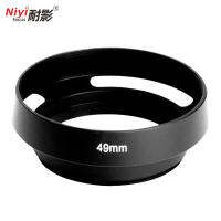 1set 49mm hood cap Black Metal camera Hood for RX1 RX1R micro single E24 E35 hood front cap