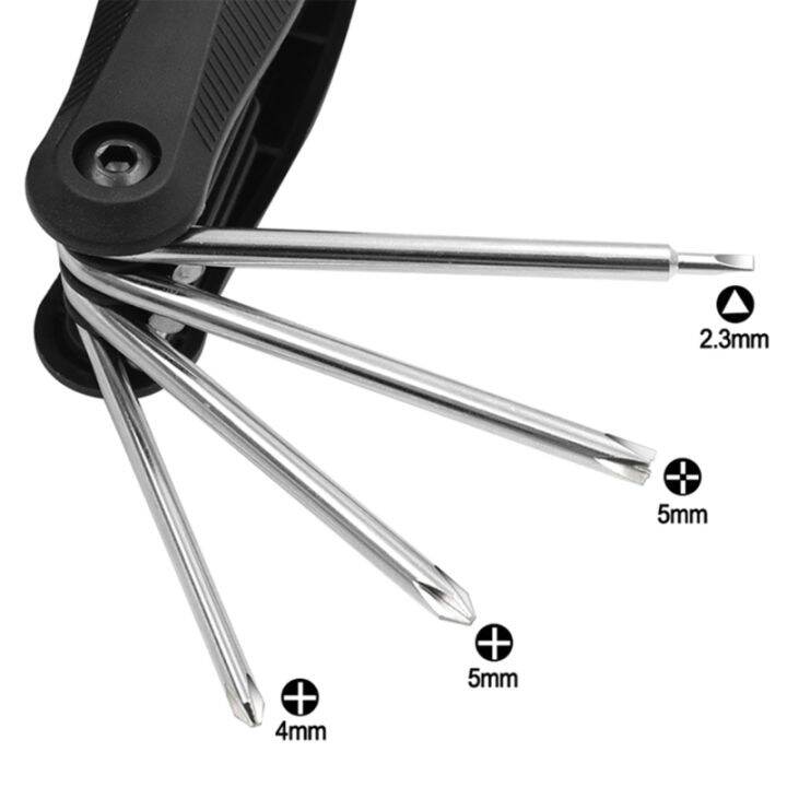 ชุดไขควง8ใน1ไขควงslotted-phillips-ไขควงอเนกประสงค์แบบพกพาเครื่องมือซ่อมแซมกลางแจ้งสำหรับใช้ในบ้าน