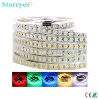 【CW】 SMD 5050 120 LED 5m DC12V DC24V RGB Ice blue LED Strip Light IP20 IP65 IP67 Waterproof Flexible LED Tape Ribbon Home Decoration