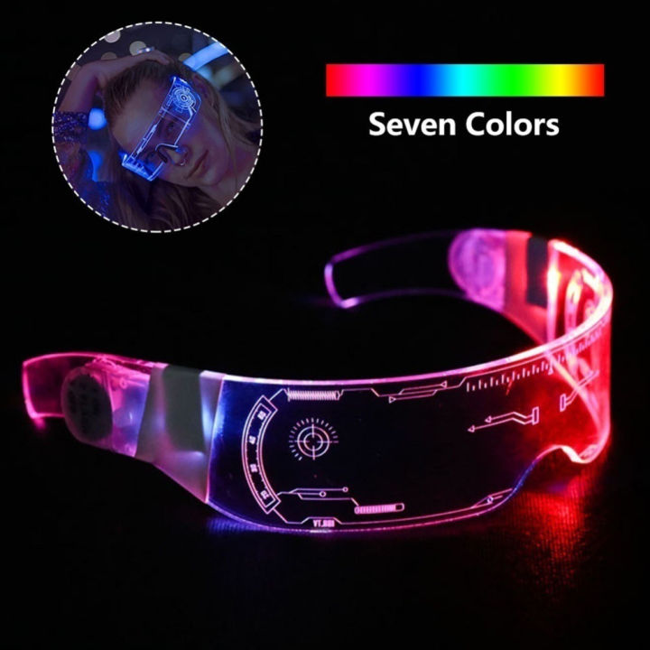 zk20-luminous-แว่นตา-colorul-led-light-up-แว่นตาเรืองแสง-neon-light-กระพริบแว่นตาสำหรับบาร์ไนท์คลับ-dance-party-decor