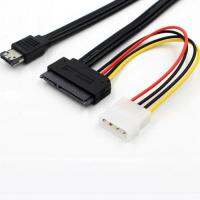 ESATAP Power ESATA 50cm USB 5V 12V Combo to SATA 22 Pin + IDE 4 Pin Cable Adapter For Hard Disk Data Cable 2.5"/3.5"