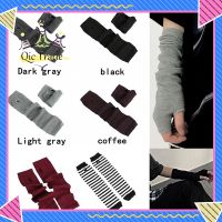 【New Arriva✨ 】Long Gloves Hip Hop Elastic Knitted Mittens Arm Fingerless Gloves Soft Winter Warm Gloves Anime Naruto Cosplay Accessor