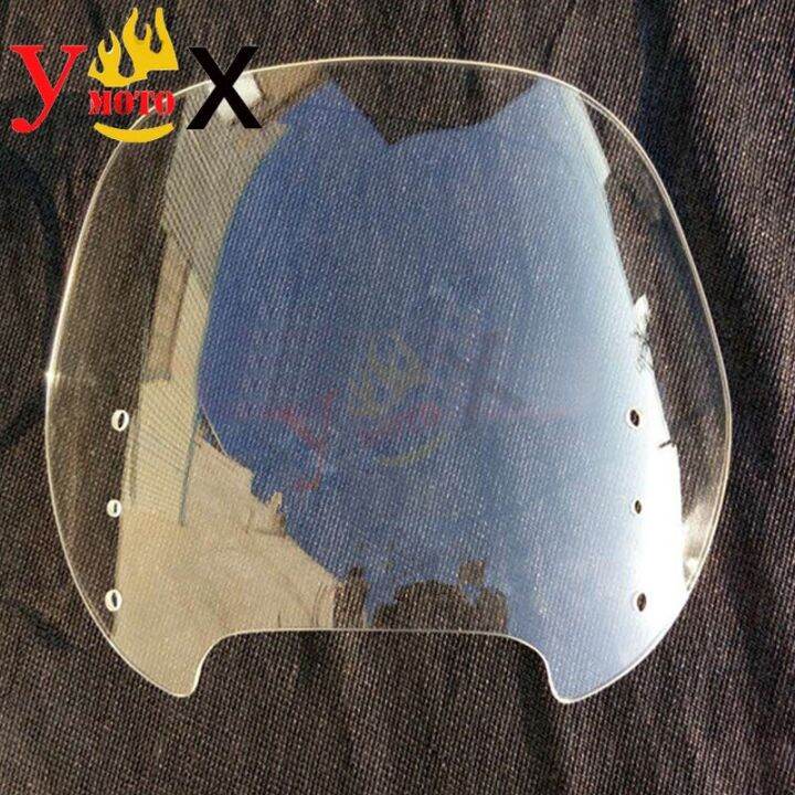 Touring Motorcycle ABS Clear Windshield Windscreen Deflector Front Wind