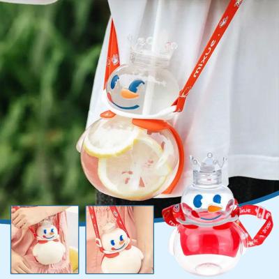 Big Belly Cup High Appearance Large Capacity Water Cup Straw Big Water Belly Cute Bottle Cup For Students H2H8