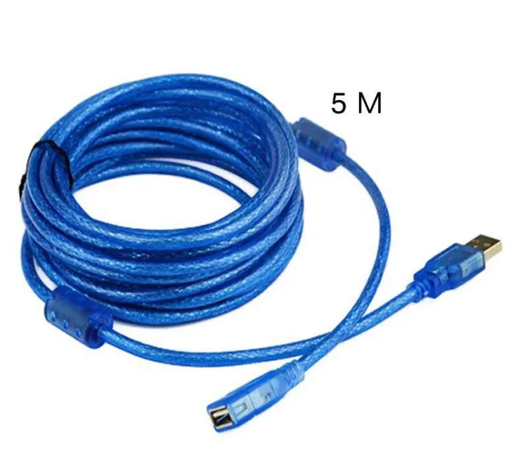 USB Extension Cable 5 Meters 2.0 Type A Male to A Female Lazada.co.th