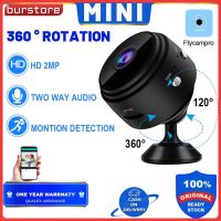 Burstore กล้องซ่อนไร้สายกล้องจิ๋ว A9แบบไร้สาย Camera1080P ตรวจการณ์ Wifi ไร้สายระบบ HD 4K ขนาดมินิแบบกล้องรักษาความปลอดภัยสำหรับบ้าน