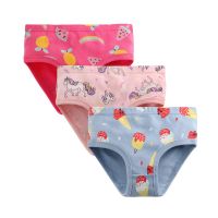 3pcs Per Pack Girls Panties Cotton Student Kids Underwear Teen Briefs Young Little Girls Underpant Kids Panties Pack