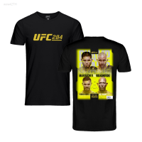 2023 NEW Ufc Islam Makhachev Ufc 284 Champion 284 Makachef Vs Volkanovski Mens Black T-shirt brand new T-shirt