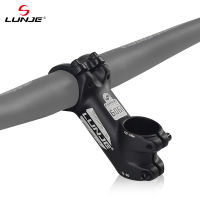 LUNJE MTB Bicycle Stem Aluminum Alloy Hollow Stand 10172535° 3D Forged Stand Bicycle Accessories 60708090100110m