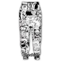 New Men/Women Cartoon My Hero Academia 3D Printed Casual Pants Fashion Streetwear Men Loose Sporting Long Trousers F106