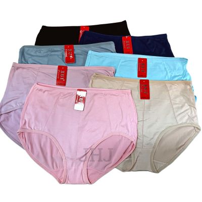 🔥สุดพิเศษ [10ตัว] คละสี / ดำล้วน Xui กางเกงในเอวสูง กระชับหน้าท้อง เก็บสะโพก เนื้อดีนิ่ม ใส่สบาย L/XL คุณภาพดี