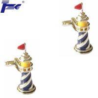 【Chat-support】 Gift Pop Tower Cufflink Cuff Link 2คู่โปรโมชั่นจัดส่งฟรี