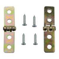 Colored Zinc Folding Hinges for Bathroom Cabinet Mechanical Industrial Equipment Door Window Hardware Accessories with Screws Door Hardware Locks