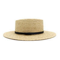 Summer Natural Raffia Hat Women Sun Beach Boater Hat Uni Casual Wide Birm Fedora Hat Lady Outing Travel Handwoven Panama Hat