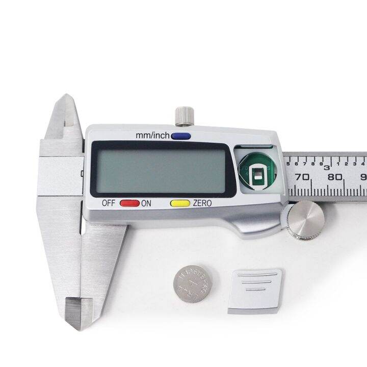 150mm-6-สแตนเลสเวอร์เนียคาลิปเปอร์0-01mm-อิเล็กทรอนิกส์ดิจิตอล-caliper-messschieber-paquimetro-เครื่องมือวัด