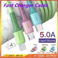 ♥จำกัด Gratis Ongkir♥5A ชาร์จเร็ว3 In 1สาย120ซม. ไมโคร USB/Type-C สายชาร์จโทรศัพท์มือถือ USB หลายตัวสำหรับโทรศัพท์