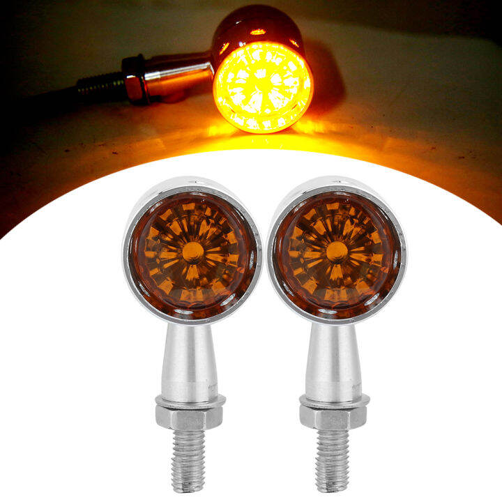 2pcs-universal-12v-รถจักรยานยนต์-ไฟเลี้ยวไฟเลี้ยว-retro-vintage-hollow-ไฟแสดงสถานะ-amber