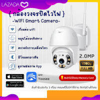 กล้องวงจรปิด Wi-Fi 1080P หมุนได้รอบทิศทาง 360° พร้อมโหมดกลางคืน กันน้ำ ดูได้ผ่าน App