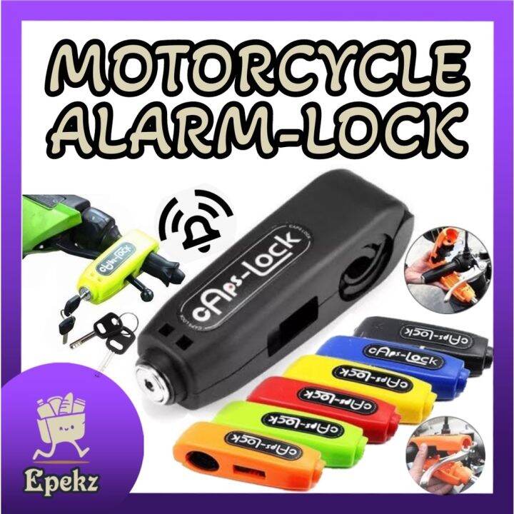 AntiTheft Motorcycle AlarmLock Lazada PH