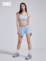 Original OMG fashion brand womens loose sports shorts casual quick-drying running yoga summer thin anti-exposure suit