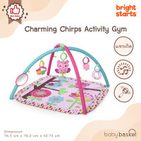 เพลย์จิม ที่นอนสำหรับเด็กแรกกิด พร้อมโมบายของเล่น Gym Charming Chirps จาก Bright Starts