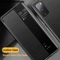 Smart View Flip Case For Huawei P40 P20 P30 Pro Mate 20 10 9 Lite P10 Plus Honor 20 Pro 10 9 Lite 9X 8X P Smart 2019 Cover