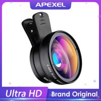 APEXEL Phone Lens kit 0.45x Super Wide Angle 12.5x Macro Micro Lens HD Camera Lentes for iPhone 6S 7 Xiaomi more cellphones