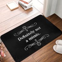 【YF】✢♧♀  Definitely Not A MimicBedroom Dnd Game Doormat Room Entrance Door Rug Decoration