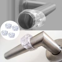 【LZ】 Door Stopper Transparent Silica Gel Door Handle Buffer Wall Protection Doorknob Bumper Walls Furniture Protective