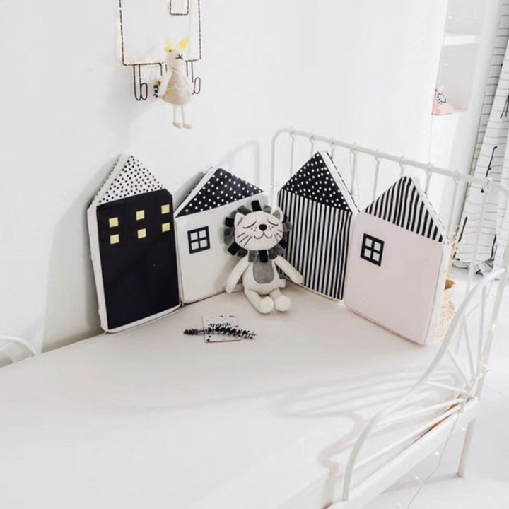 baby-home-crib-protector-crib-side-newborns-bed-bumper-nordic-ins-house-bed-cushion-infant-cot-sides-baby-bedding-set-room-decor