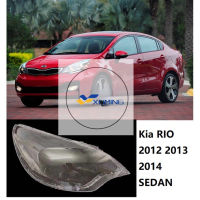 Xuming ไฟหน้ารถเลนส์สำหรับ Kia RIO 2012 2013 2014ซีดานไฟหน้ารถเปลี่ยนเลนส์ Auto Shell Cover