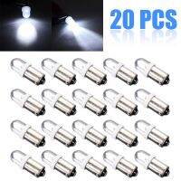 20pcs 12V T11 T4W BA9S H6W 1895 1SMD LED Turn Signal Lamp White Car Dashboard Light Bulb Car Styling