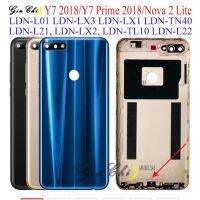 【☸2023 New☸】 jiejiu65879742 ฝาครอบ2018สำหรับ Huawei Y7 Prime ด้านหลังสำหรับ Huawei Y7 2018ฝาหลังอะไหล่สำรอง L22 Lx2 L21