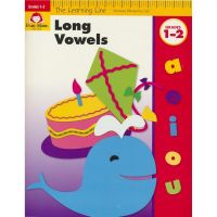 Evan moor learning line workbooks - long vowes grades 1-2 California phonetic alphabet long vowel natural spelling English Enlightenment grade 1-2 original English