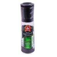 ตรามือที่ 1 พริกไทยเม็ดดำ พร้อมฝาบด 150 กรัม - No.1 Hand Brand Black Peppercorn Grinder 150 g