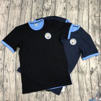 ▥﹉♙ Unpopular football England Blue Moon Mantucheng official football uniform sports T-shirt short-sleeved jersey with cotton adult