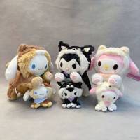 ของขวัญ ตุ๊กตายัดนุ่น Sanrio Shiba Inu Cinnamoroll Mymelody Kuromy ของเล่นสําหรับเด็ก ตกแต่งบ้าน